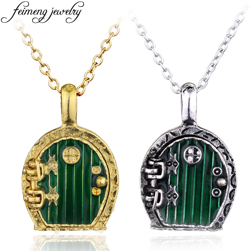Женский и мужской медальон с подвеской в виде двери|movie jewelry|fashion jewelryjewelry fashion |