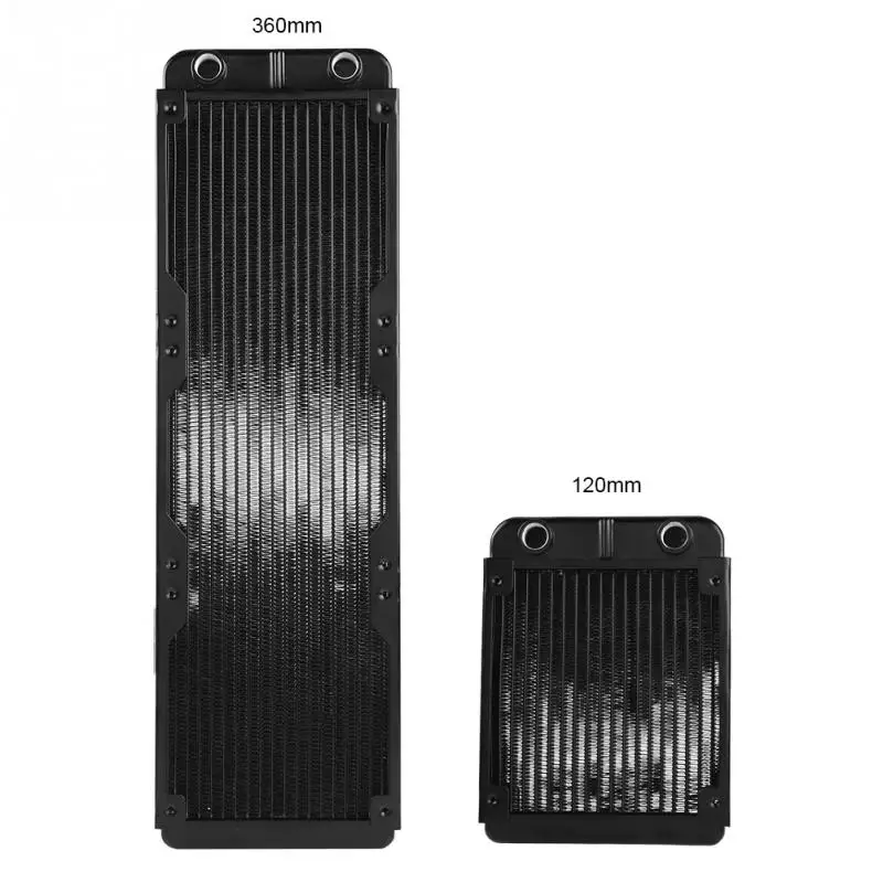 120 мм 360 18 трубчатая компьютерная водяная охлаждающая радиатор с прямой резьбой
