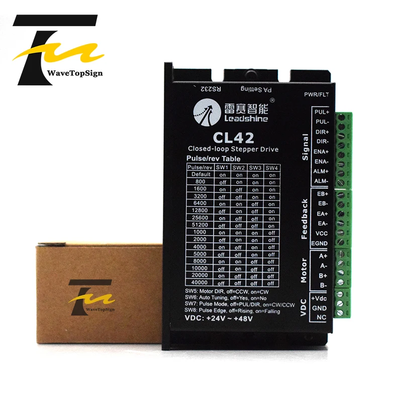 Шаговый двигатель с замкнутым контуром Leadshine NEMA17 серия 42CME + Драйвер CL42 входное