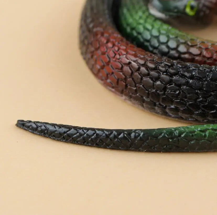 Реалистичная мягкая резинка для Хэллоуина искусственная змея игрушка садовый