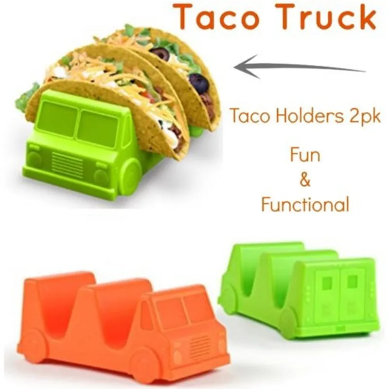 Мягкий держатель Taco для муки, тортильяная стойка для кухни, демонстрационная стойка для еды, двойной держатель для тортилии в форме грузовика