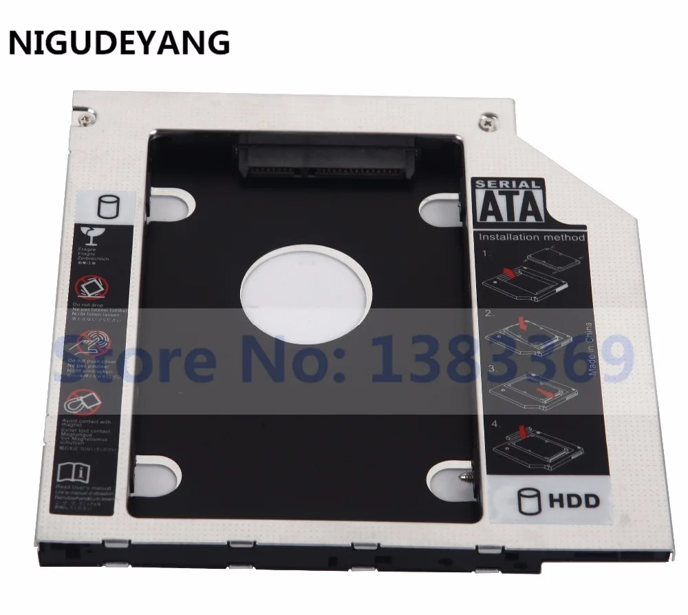 NIGUDEYANG 2nd SSD HDD жесткий диск рамка Caddy адаптер для HP ZBook G2 заменить BU20N DVD привод ODD|caddy