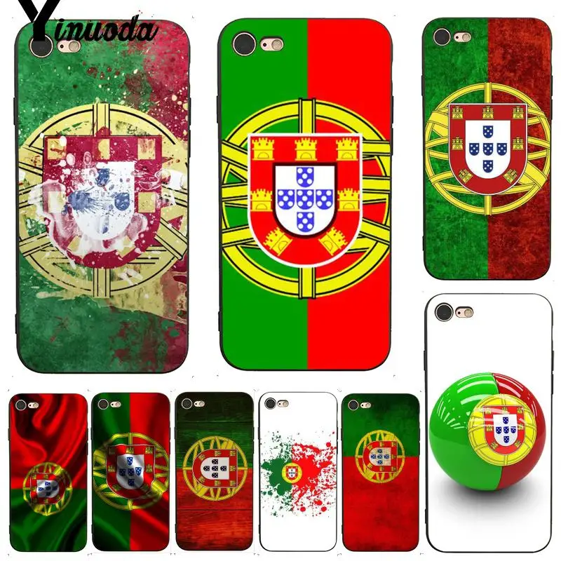 

For iphone 13 7 6 X Case Portugal Flag Upscale Phone Accessories Case for iphone 13 7 X 6 6S 8 Plus X XS XR SE XS XR