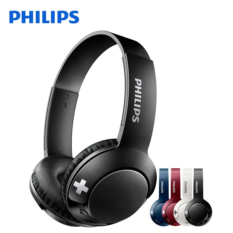 Подлинная беспроводная гарнитура Philips SHB3075 с Bluetooth 4,1 наушники с регулятором громкости полимер для смартфона samsung Xiaomi