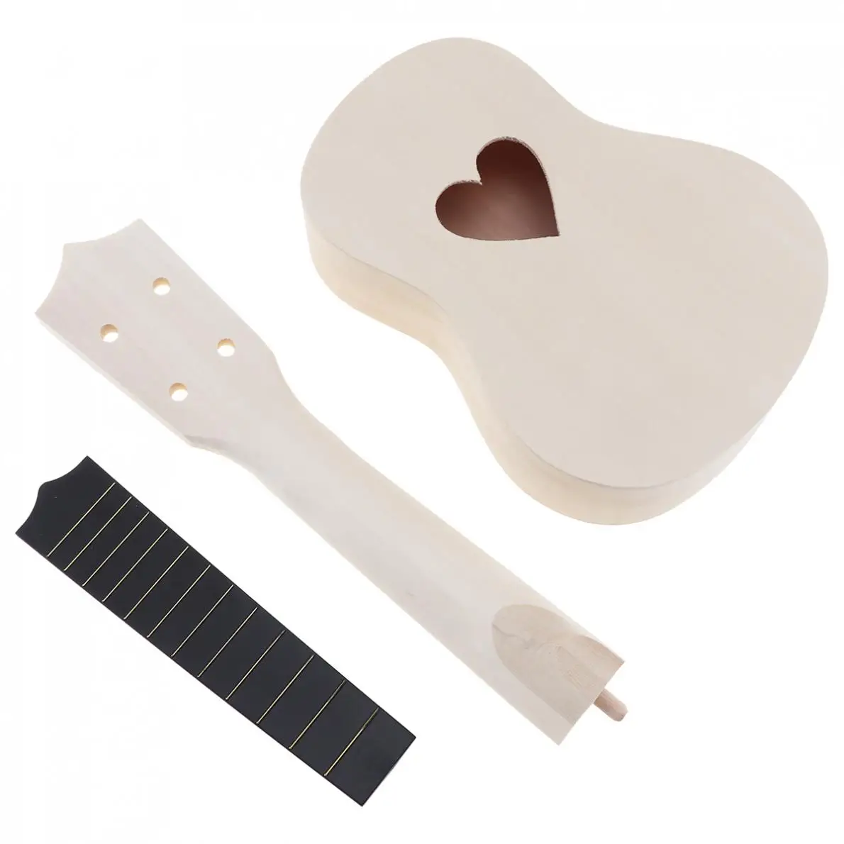 21 дюймов Высокое качество миниатюрная гитара укулеле DIY Kit липа с видами Форма