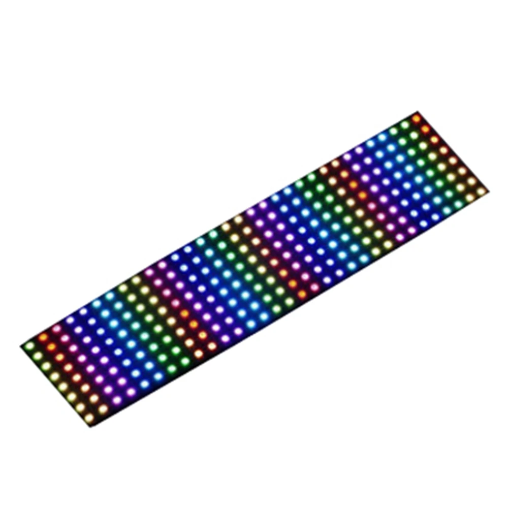 WS2812B RGB Светодиодная панель экран световые пиксели цифровой гибкий светодиодный