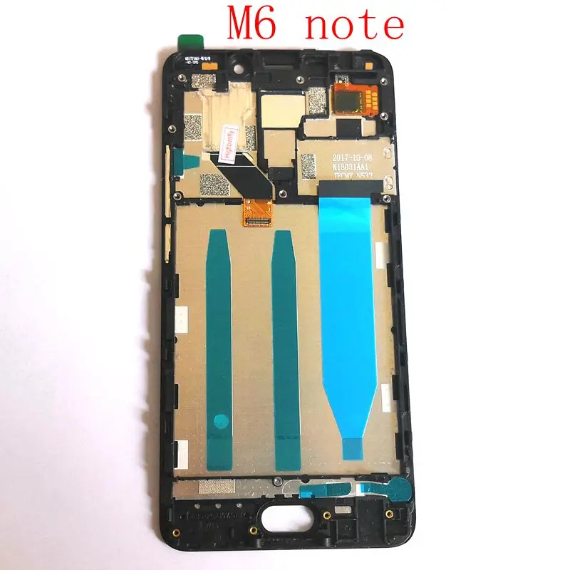 ЖК дисплей 5 дюйма для Meizu M6 Note M721H M721Q M721M + сенсорный экран с цифровым