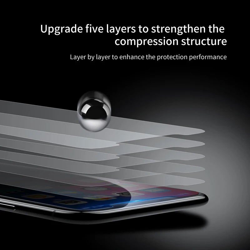 Защитная пленка для экрана Baseus для iPhone X, антишпионское закаленное стекло 0,3 мм для iPhone X 10, защитная пленка