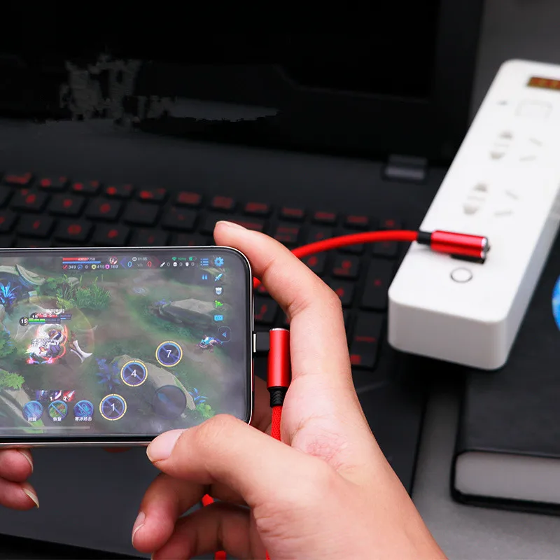 Быстрый зарядный кабель Fasnshu Micro USB шнур изгибающийся под 90 градусов L Type C IOS гибкие