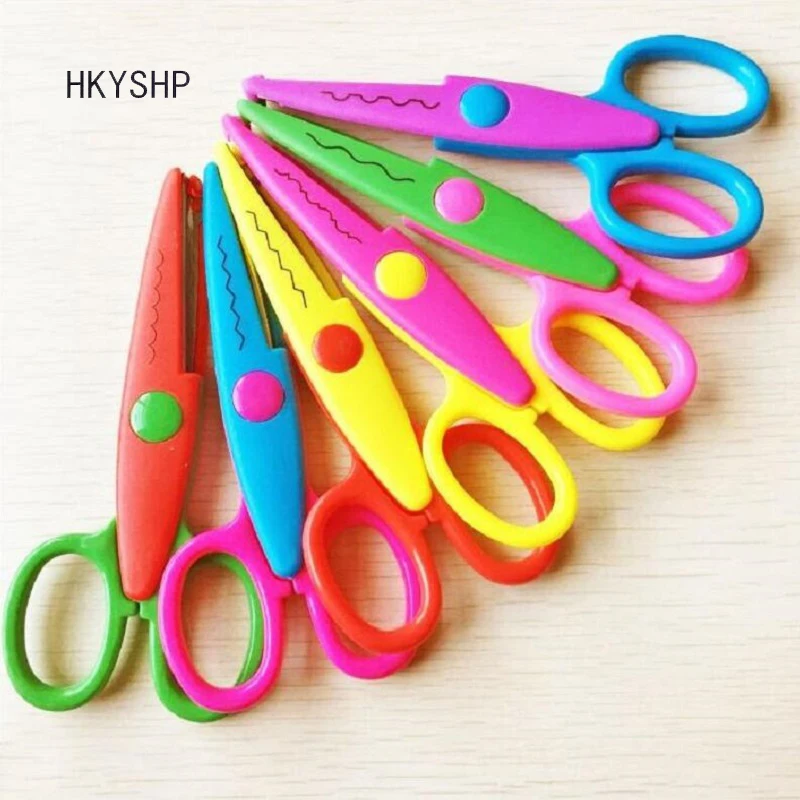 Пластиковые ножницы для фотоальбома сделай сам 5 дюймов|lace scissors|student scissorsscissor diy |