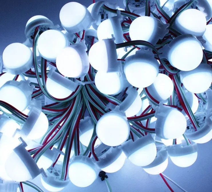 FEDEX Бесплатная 2000 шт. DC12V WS2811 30 мм Диаметр рассеянный полный Цвет 3 светодиодный s