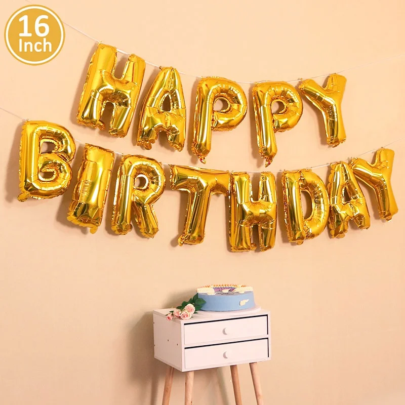 gold letters 12 месяцы фоторамка баннер 1st Happy День рождения украшения во-первых для маленьких мальчиков и девочек мой 1 год поставки синего, розового и серебристого цвета - Цвет: gold letters