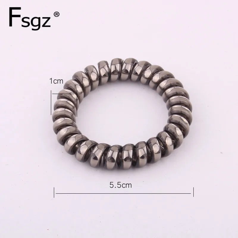 Модные кольца для волос большого размера телефона эластичная повязка женщин