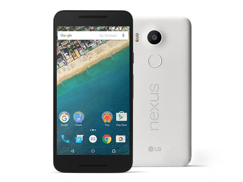 Разблокированный телефон LG Nexus 5X H791 5,2 дюйма 2 Гб ОЗУ 16 Гб/32 ГБ распознавания отпечатков пальцев