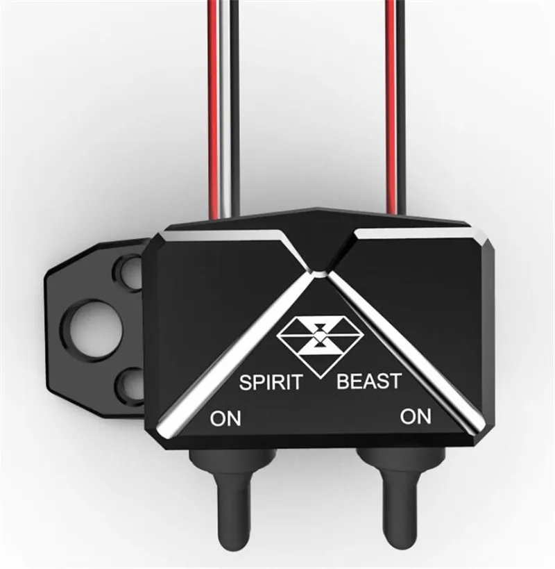 

Переключатель для мотоцикла SPIRIT BEAST, модифицированные аксессуары, переключатель опасных огней для электромобиля, скутера двойной проблесковый переключатель