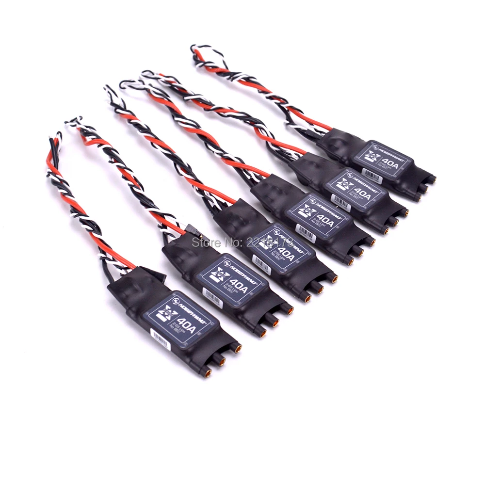 Hobbywing XRotor 40A 2-6S регулятор скорости OPTO NO BEC бесщеточный ESC для FPV Дрон Квадрокоптер