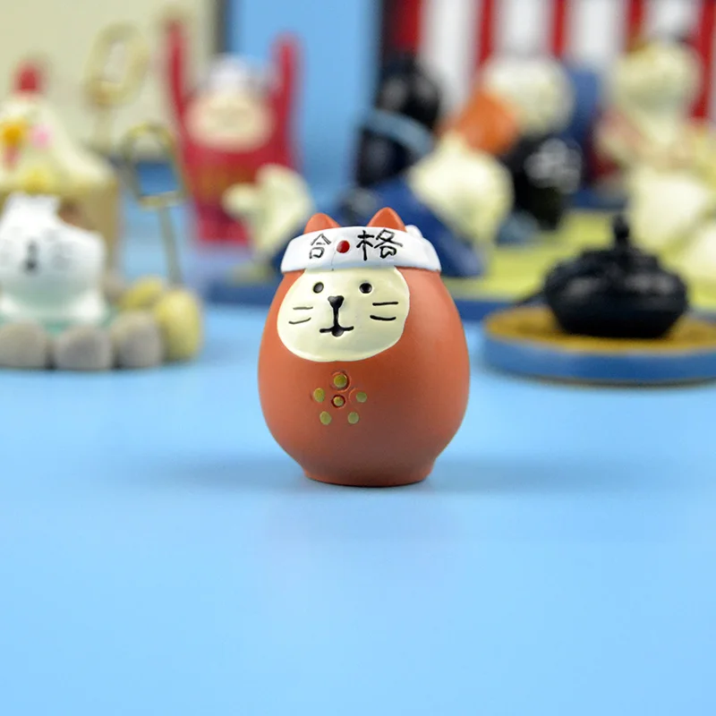 mascot cat Японский каваи мультфильм Животные взять горячий весенний ситцевый Кот белый медведь Осьминог фигурка украшения ТВ сиденье вентилятор татами, мебель игрушка - Цвет: mascot cat