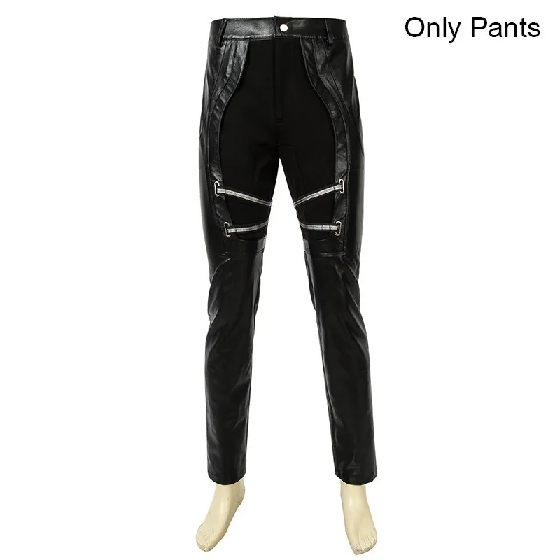 Only pants Мстители 4 завершающей костюм Марвел Косплэй взрослых соколиный глаз, Клинт Бартон Хэллоуин Карнавальный только жилет куртка с капюшоном штаны перчатки - Цвет: Only pants