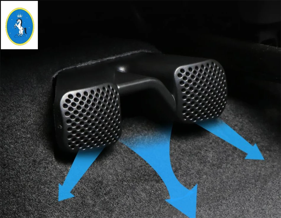 Yimaautotrims сиденье под Кондиционер AC Vent Outlet Frame Cover Trim Plastic! Интерьер для Renault Koleos 2017 2018