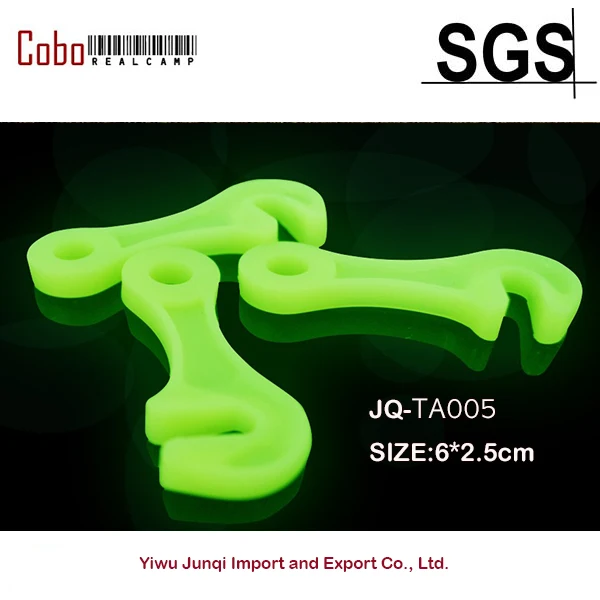 

10Pcs/lot Noctilucent Camping Tent Lock Cord Rope Fastener Guy Line Tensioners