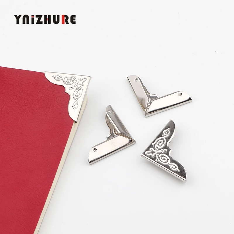 8 шт покрытые серебром книга Скрапбукинг Альбомы меню Угловые протекторы