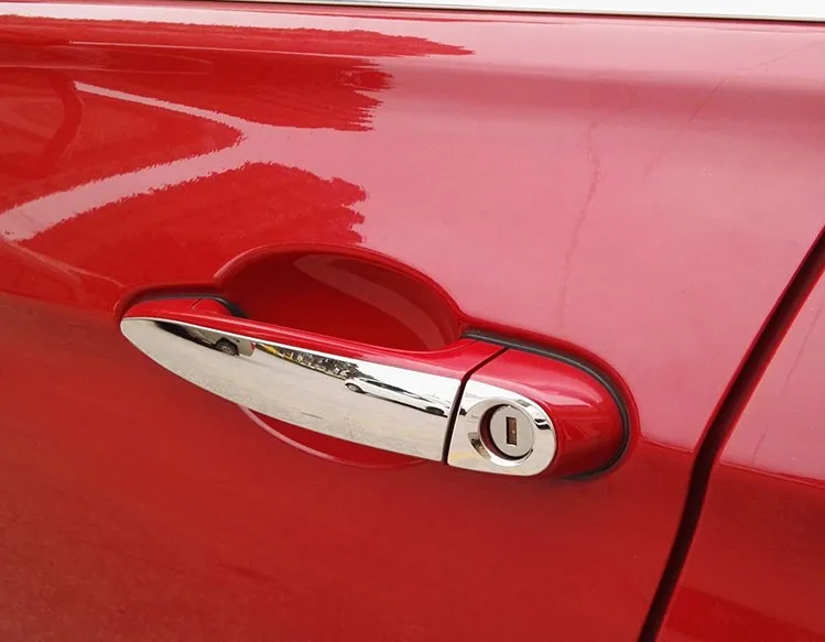 Высококачественная Автомобильная накладка на дверную ручку из нержавеющей