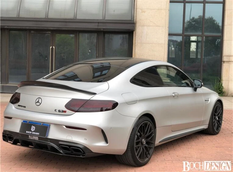 Спойлер из углеродного волокна для Mercedes-Benz W205 C Class COUPE C63 C200 C260 C300 C450 2015-2019