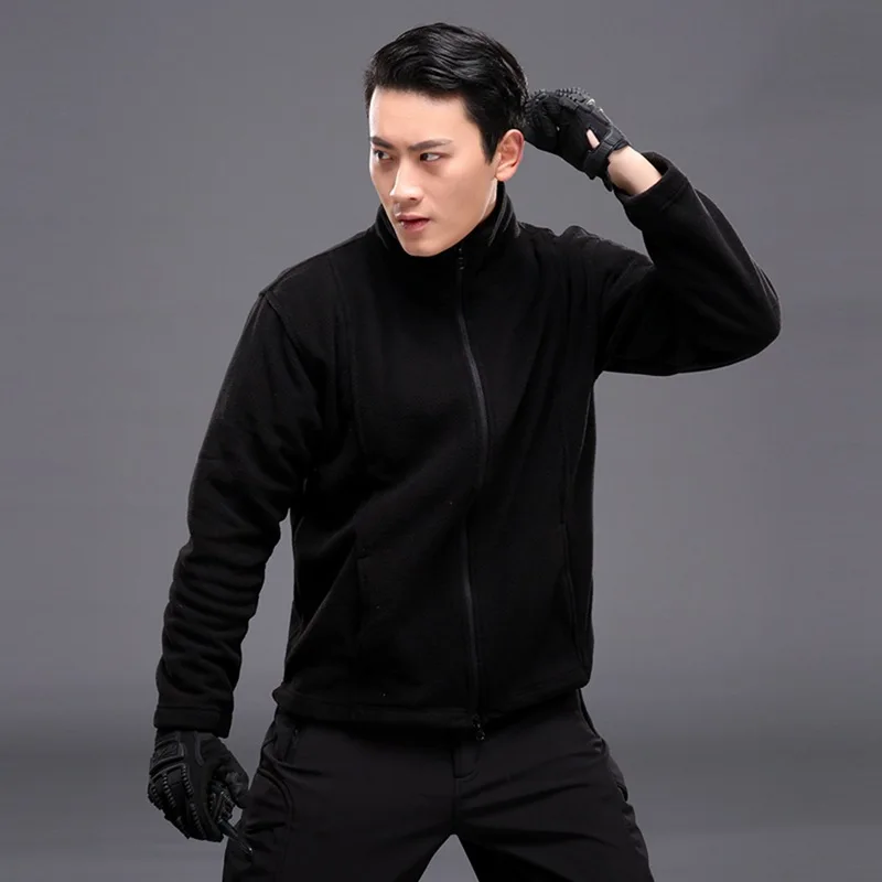 Ganyanr брендовая флисовая куртка Для мужчин Охота открытый Пеший Туризм Windstopper