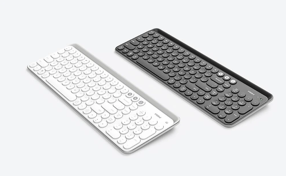 Xiaomi Miiiw Bluetooth Двухрежимная Клавиатура 2,4 ГГц беспроводное подключение 10 м доступно 104 клавиш многофункциональная система совместима с умным домом