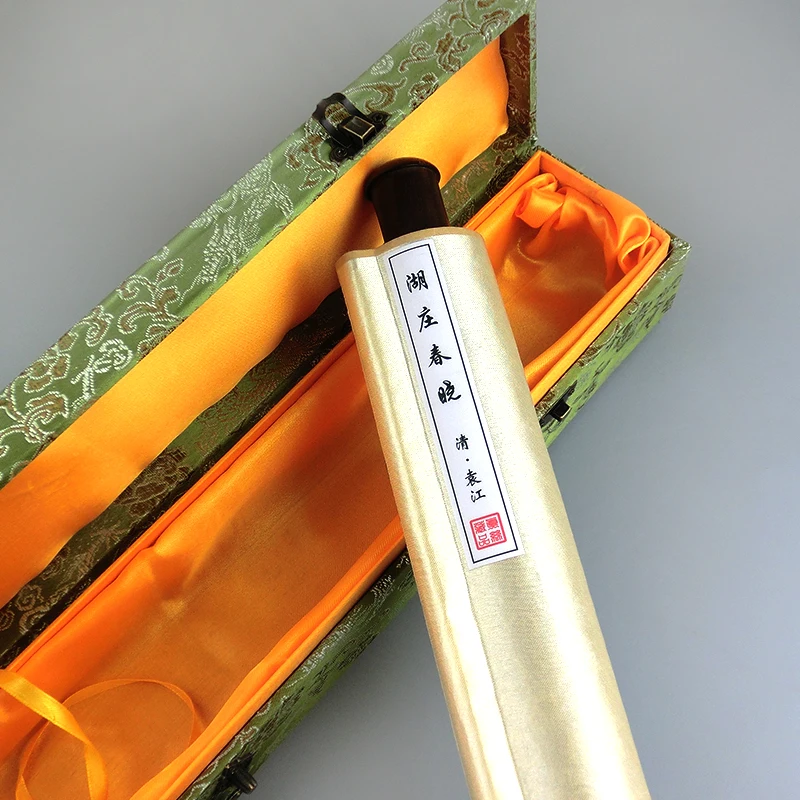 Tangfoo китайская шелковая прокрутка Картина Настенная картина знаменитый пейзаж