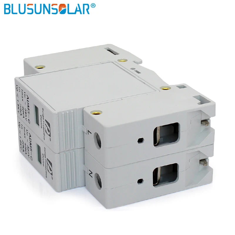 Горячая продажа 2P + N 110V 220V 380V 20-40KA AC din-рейка SPD низкая защита от скачков напряжения