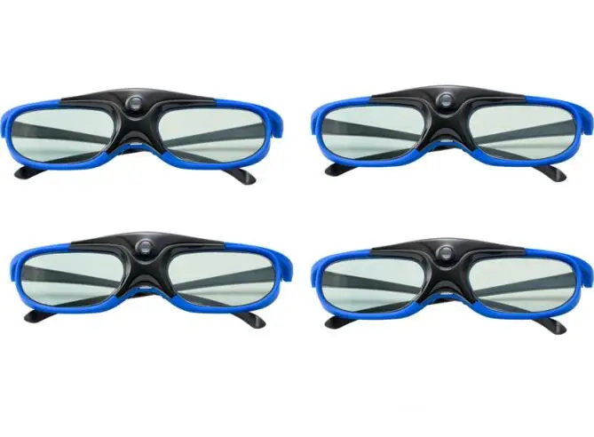 4PCS Активный затвор 96-144 Гц, перезаряжаемые 3D очки для BenQ acer X118H P1502 X1123H H6517ABD H6510BD проектор - Цвет: 4PCS