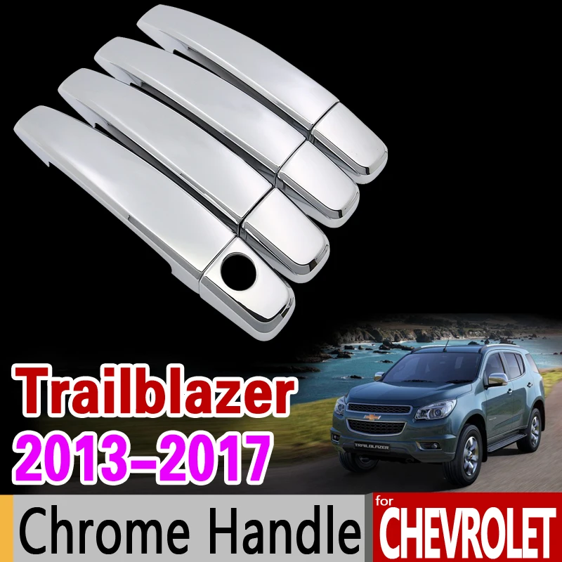 Хромированная накладка на ручку для Chevrolet Trailblazer 2013 2014 2015 2016 2017 2018 2019 SUV Holden corolla ado 7