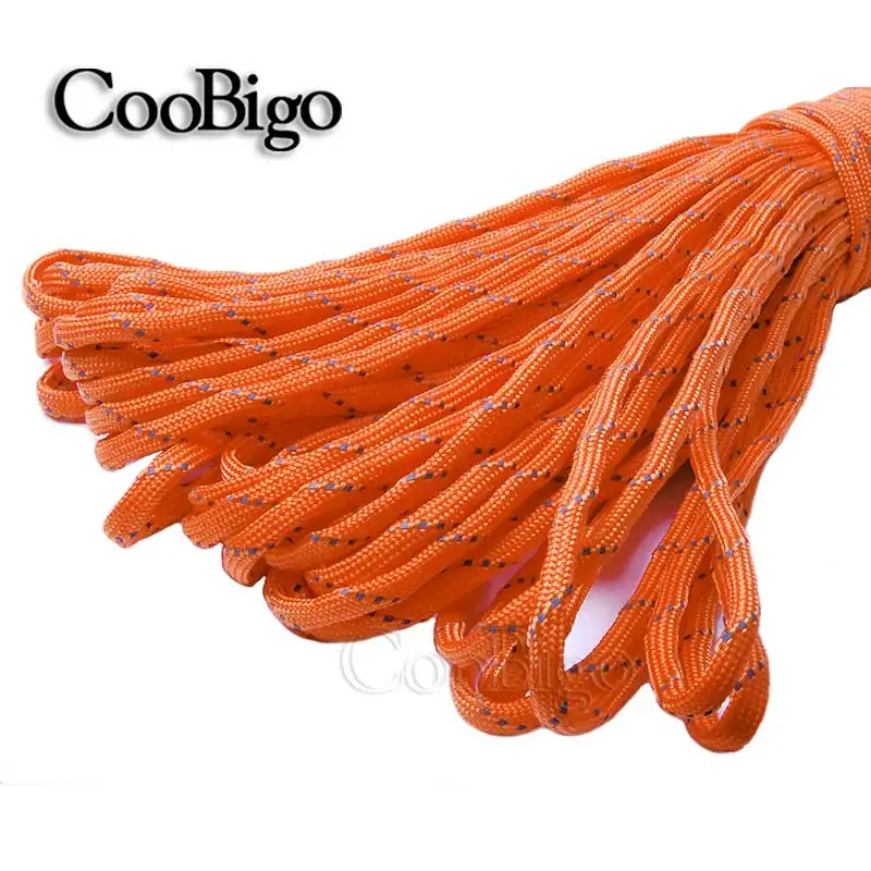 C2 328FT(100 м) светоотражающий парашют 550 шнур веревка Mil Spec type III 7 Core Strand Paracord браслет Пряжка Открытый лагерь 12 цветов - Цвет: C2
