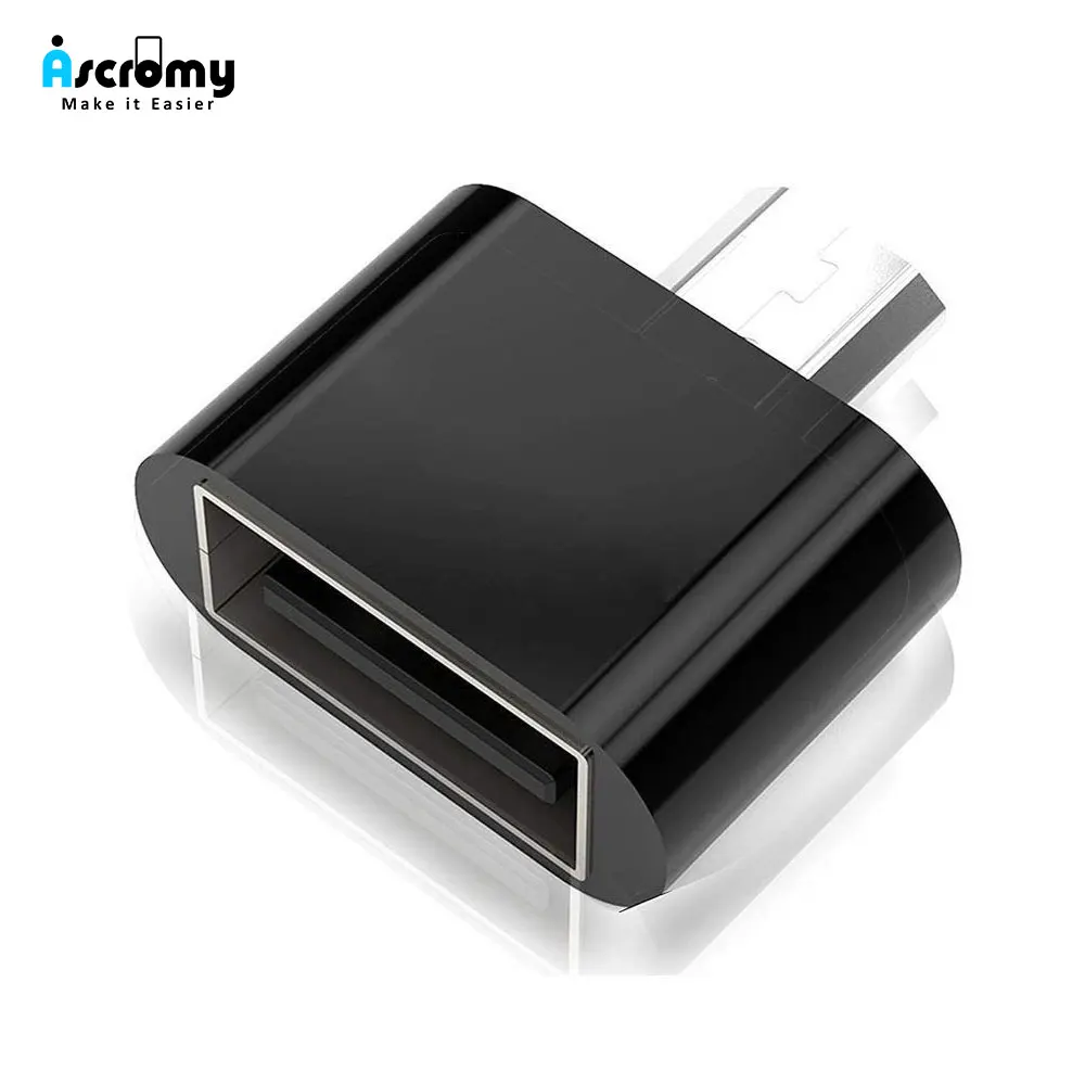 Ascromy Android Micro USB OTG адаптер штекер кабель конвертер для Samsung S10 + S10e HTC Xiaomi Huawei Sony