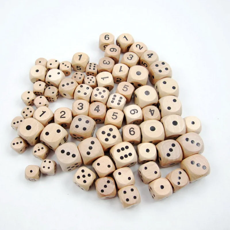 1 2/1 6/2 0/2 5/3 0 см набор игральных костей Wooden6|Кубики| |