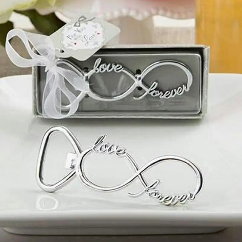 Открывалка для бутылок Silver Forever Love Letter открывалка сувениры и подарки свадебные