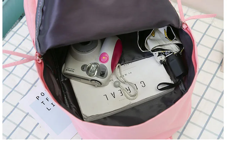 2019 Модный женский рюкзак рюкзаки для отдыха и путешествий девочек хаки розовый