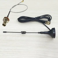 2 4ghz 3dbi wifi antenna with magnetic base extension cable 1 5m tnc male connector tnc female bulkhead switch uflipx cable