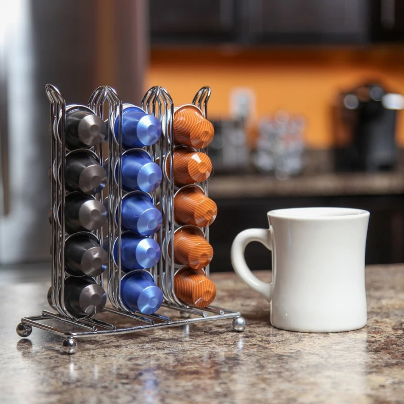 2019 держатель для кофейных капсул Nespresso вращающаяся стойка подставка полка