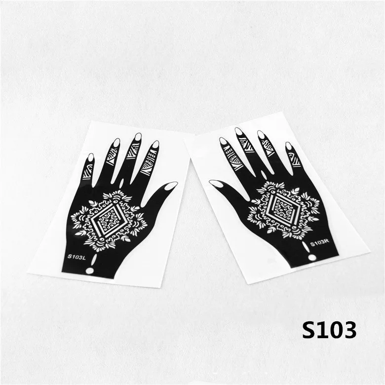 2 шт./лот хна татуировки женские индийская паста руки тело лицо окрашенные
