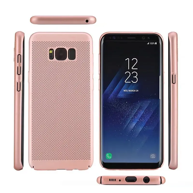 Heat dissipation Case For Samsung Galaxy A3 A5 J2 J3 J5 J7 PRIME Cooling Cases S6 S7 Edge S8 S9 Plus Thin 360 Back Cover |