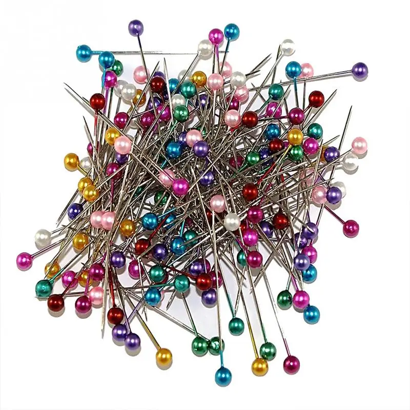 Box Packed Pins Pearl Sewing Tool Needle Professional DIY Embellish Dress Making Craft | Дом и сад
