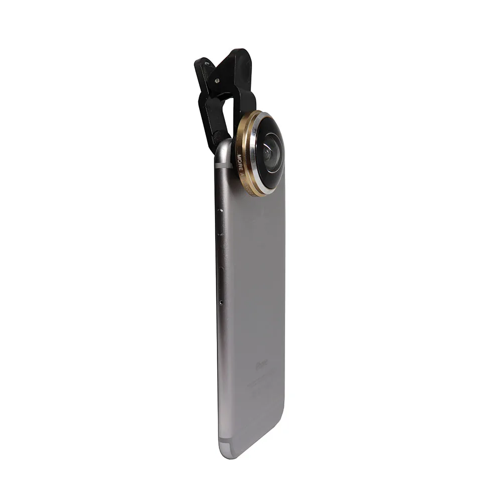 Universal 235 Degree Super Fish Eye Mobile Phone Camera Lenses For iPhone Lens Wide Angle HD Metal Clip-on Fisheye |