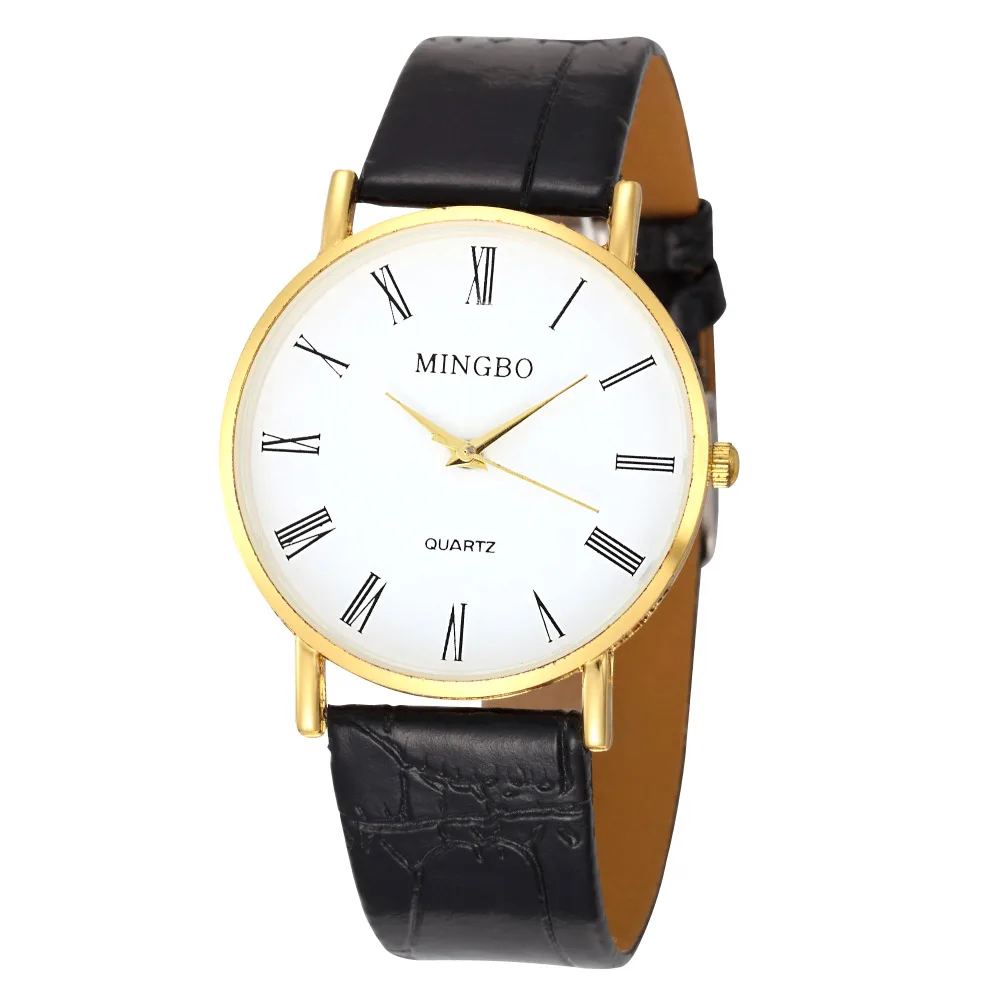 Простой Стиль моделирование деревянный кожаный ремешок кварцевые часы Для
