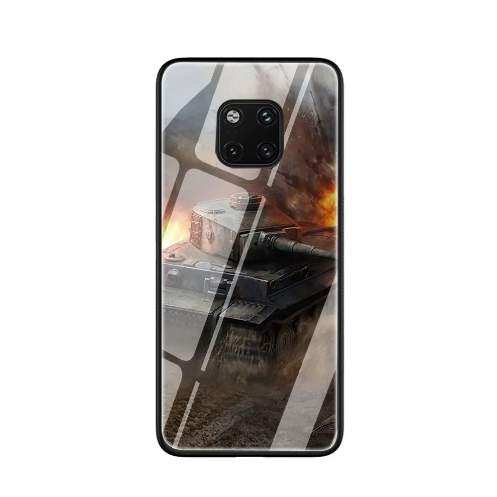 Чехол для телефона из закаленного стекла высокого качества Huawei Mate P 10 20 30 Lite Pro Y9