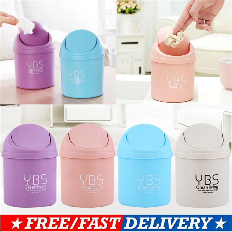 Настольные мусорные корзины труба настольные мини креативные крышки для кухни