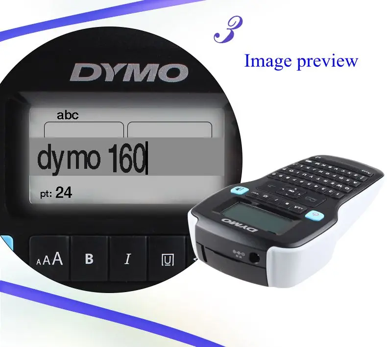 Для DYMO LM160 промышленный Печатный LM-160 этикеток Английский Ручной портативный принтер для этикеток LM 160 наклейки принтер этикеток