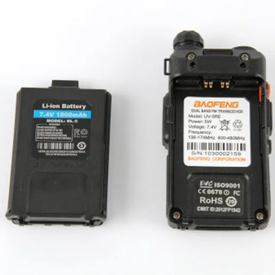 2 шт. MOOL UV 5RE Plus Walkie Talkie (коммуникационное радио м/70 см частотный диапазон 136 174/400 479