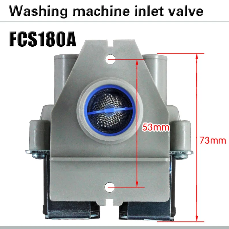 Универсальная двойная головка входной для стиральной машины valve FCS-180A full